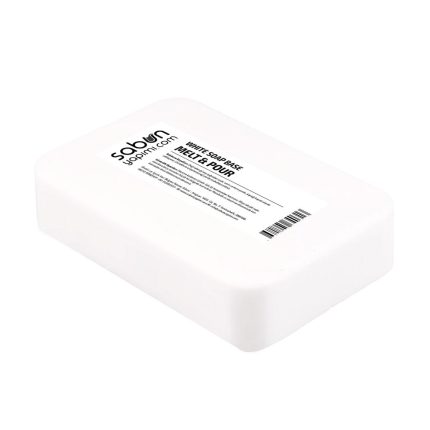 Opaque white melt and pour soap base 1 kg for handmade soap making