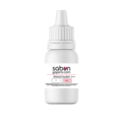 Phenolphthalein Indicator Solution 50 ml for acid-base titration and laboratory alkalinity testing
