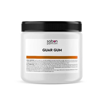 Guar Gum 100 g plant-derived thickener and stabilizer for cosmetic formulations
