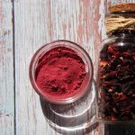 Hibiscus Exfoliating Powder 100 g botanical exfoliant for handmade soap and body scrub formulations