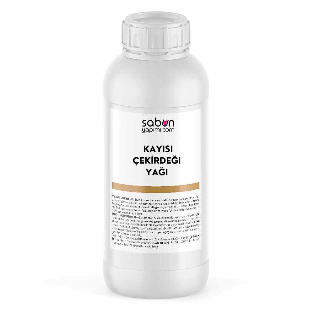 Apricot Kernel Oil – Natural Carrier Oil Cold pressed apricot kernel oil for skincare, hair care and handmade soap making