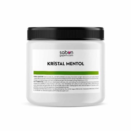 Menthol Crystals 50 g cooling and refreshing ingredient for soap and cosmetic formulations