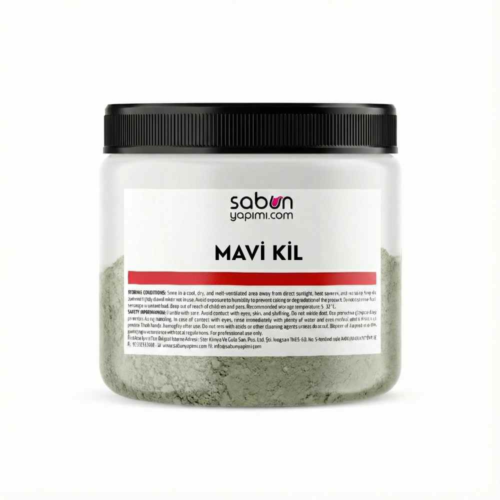 Blue Clay 50 g – Cosmetic Mineral Clay for Soap Making Blue Clay 50 g mineral cosmetic powder for handmade soap, facial masks and skincare formulations