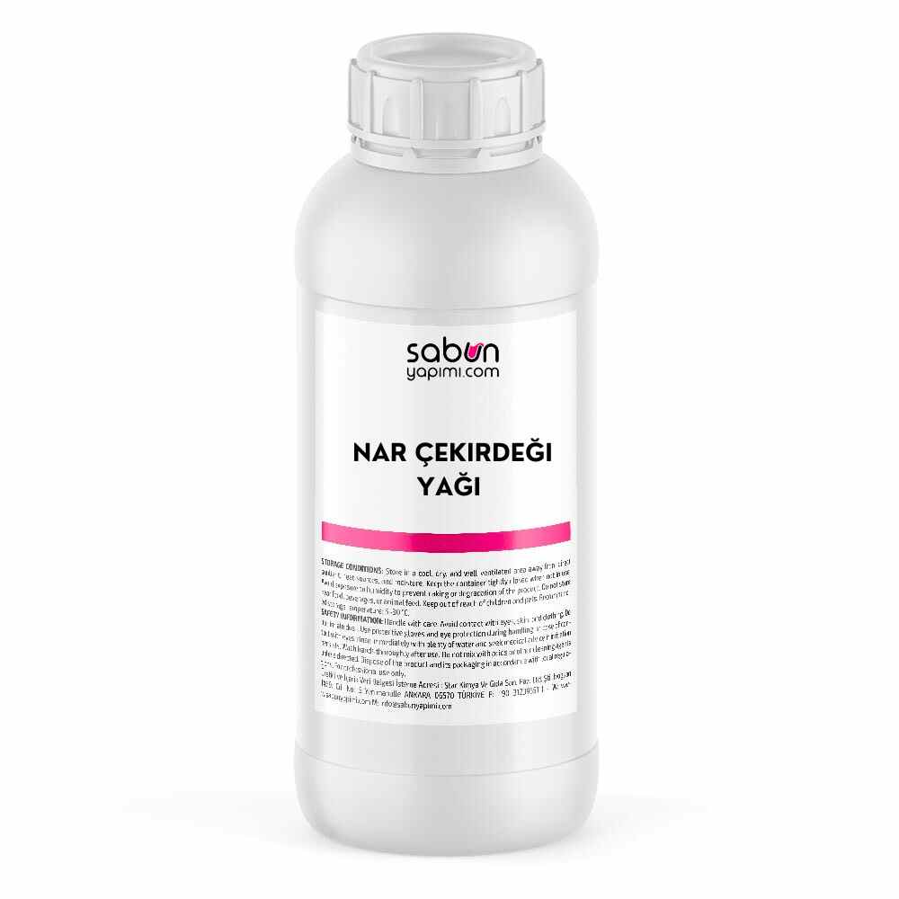 Pomegranate Seed Oil – Natural Cosmetic Oil Pomegranate seed oil for skincare, hair care and handmade soap making