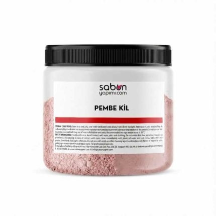 Pink Clay 50 g natural mineral powder for handmade soap, facial masks and cosmetic skincare formulations