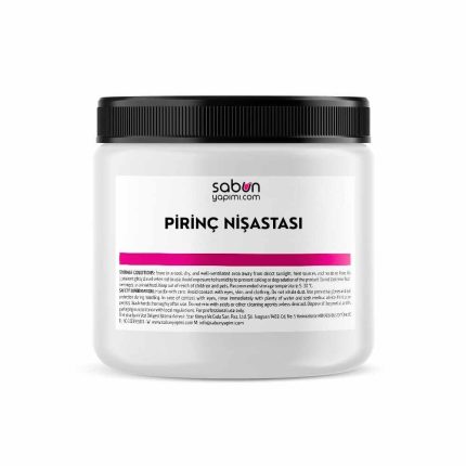 Rice Starch 100 g natural cosmetic powder for soap making face masks and mattifying skincare
