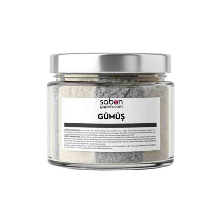 Silver Soap Colourant 20 g powder pigment for soap making