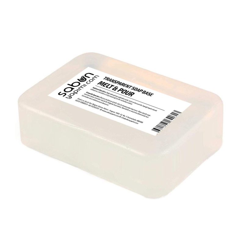 Transparent melt and pour soap base 1 kg SLES-free for handmade soap making