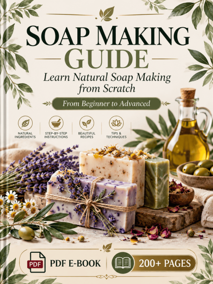 Soap Making Guide E-Book PDF for beginners and professional soap makers